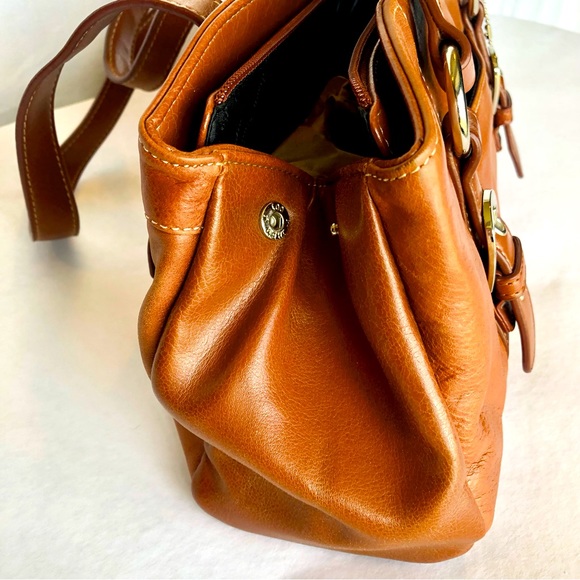 Madison Studio Brown Leather Handbag - Picture 7 of 16